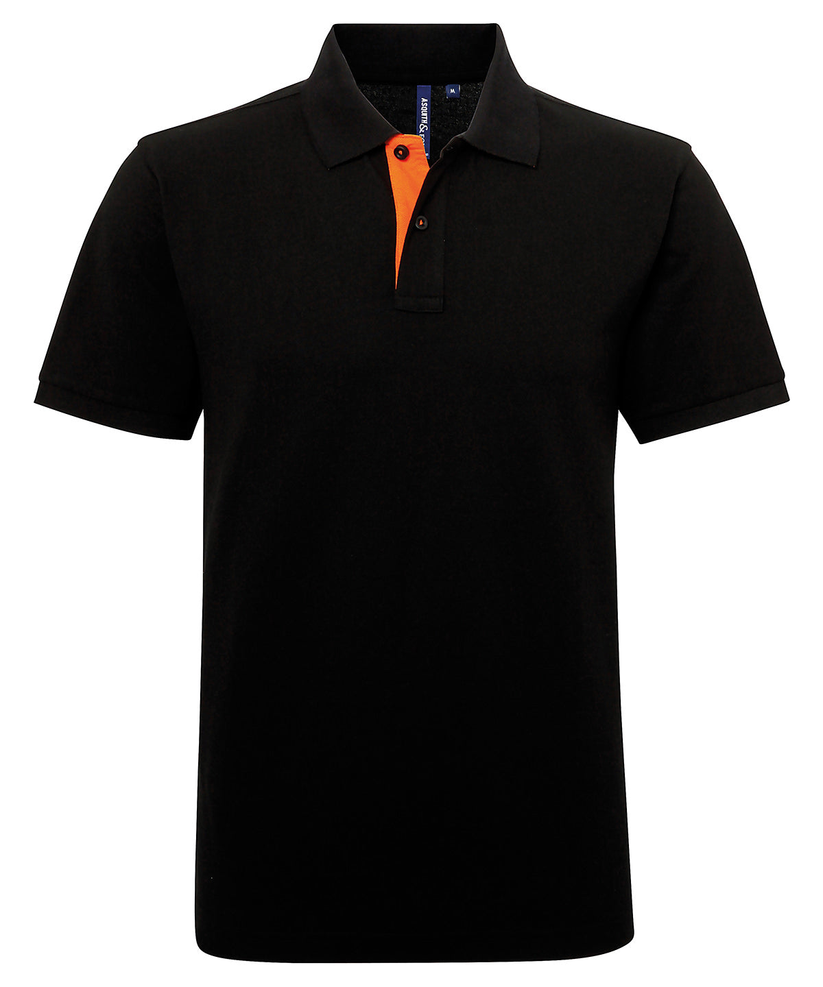 Men's classic fit contrast polo