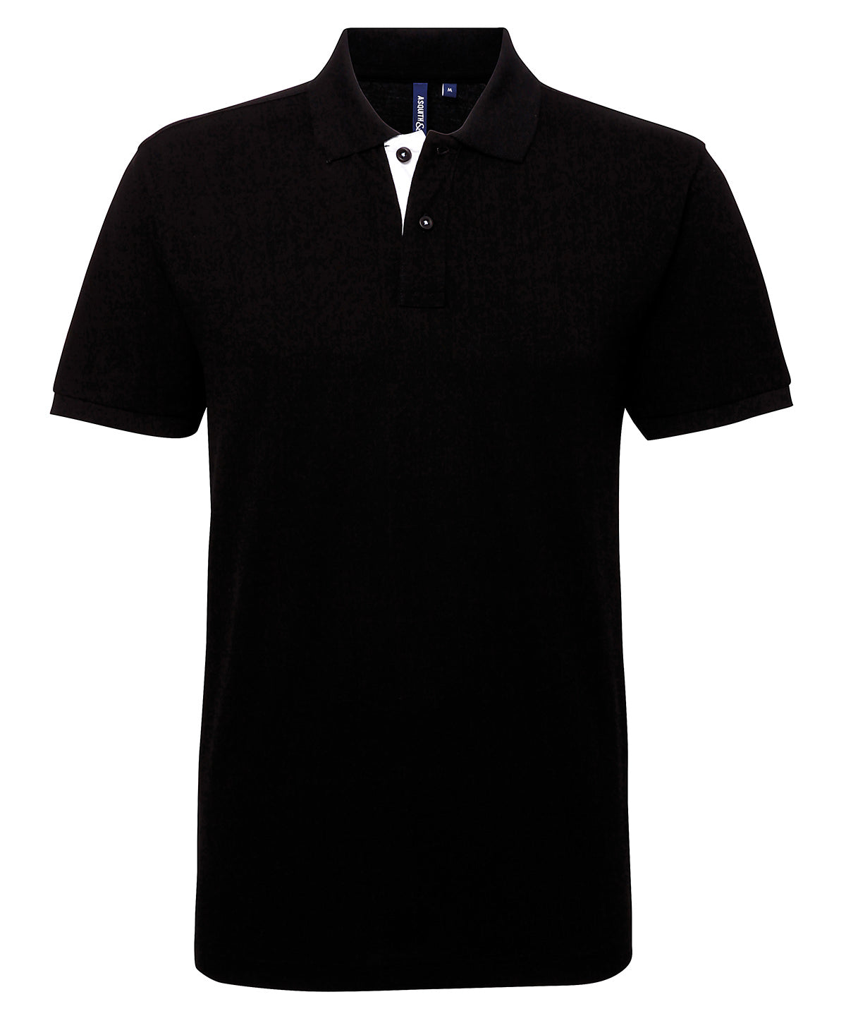 Men's classic fit contrast polo