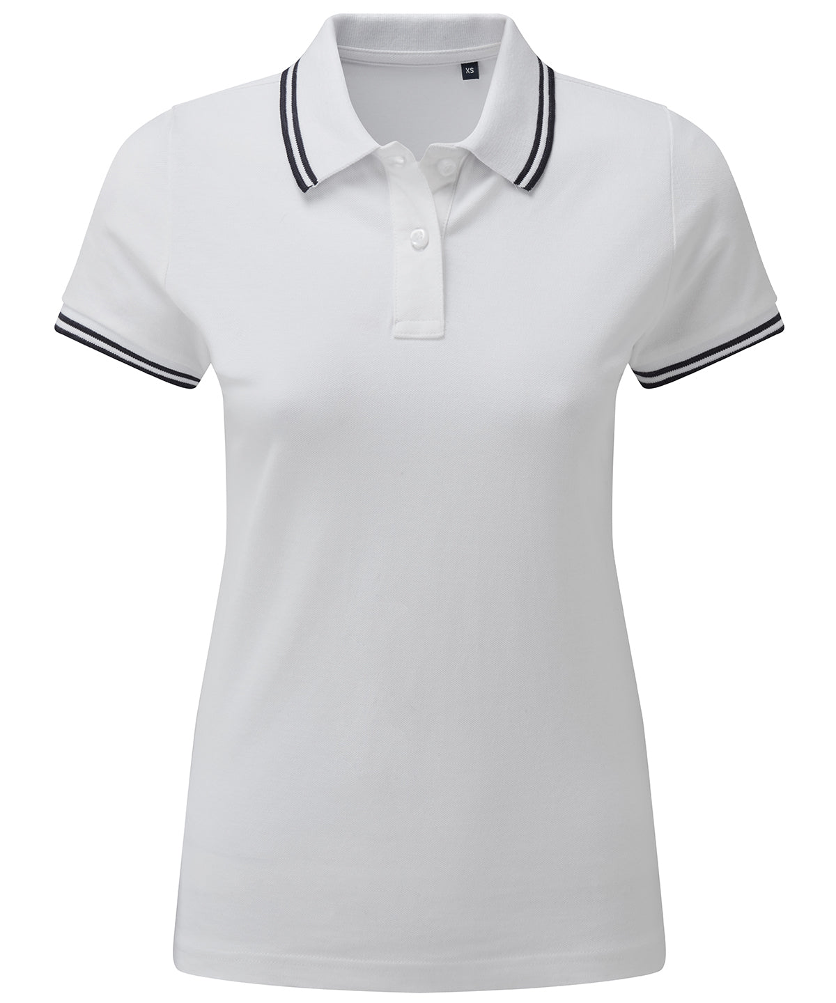 Women's classic fit tipped polo