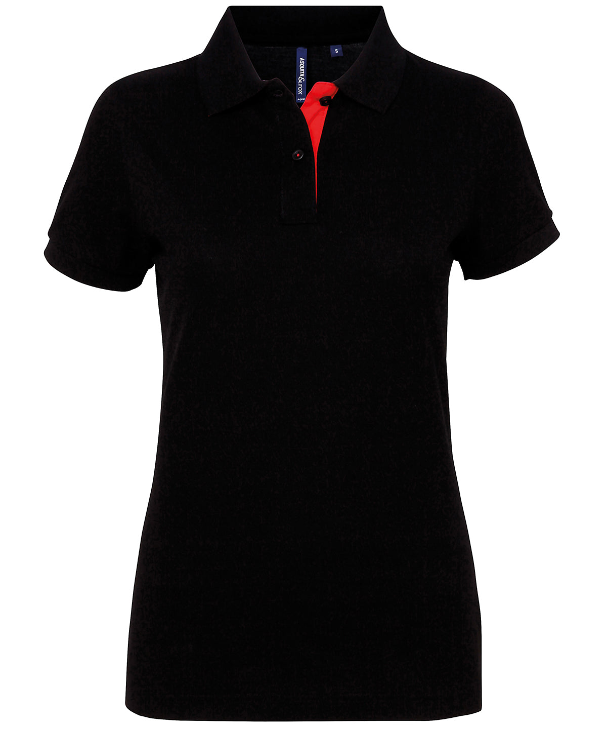 Women's contrast polo