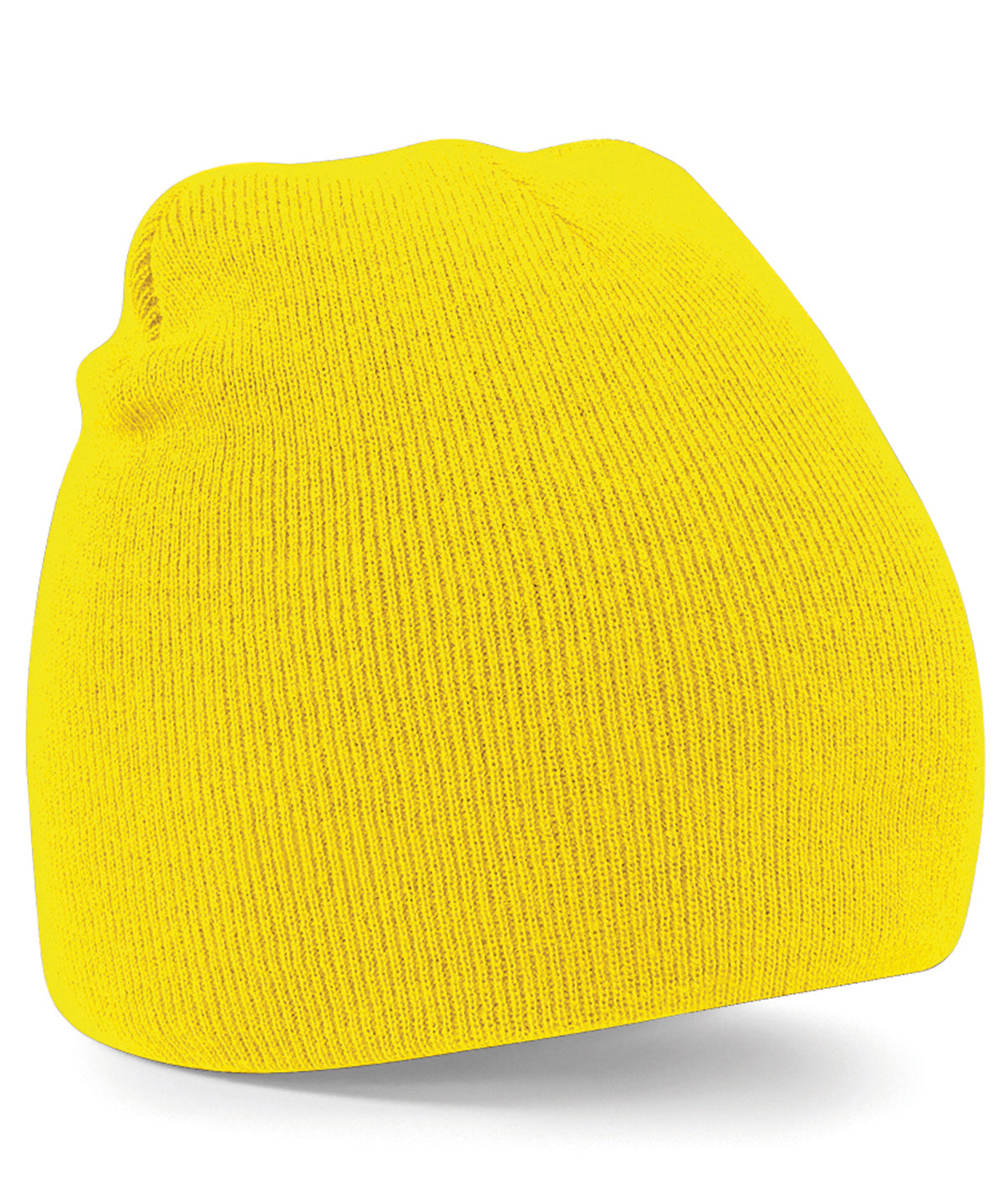 Two-tone pull-on beanie