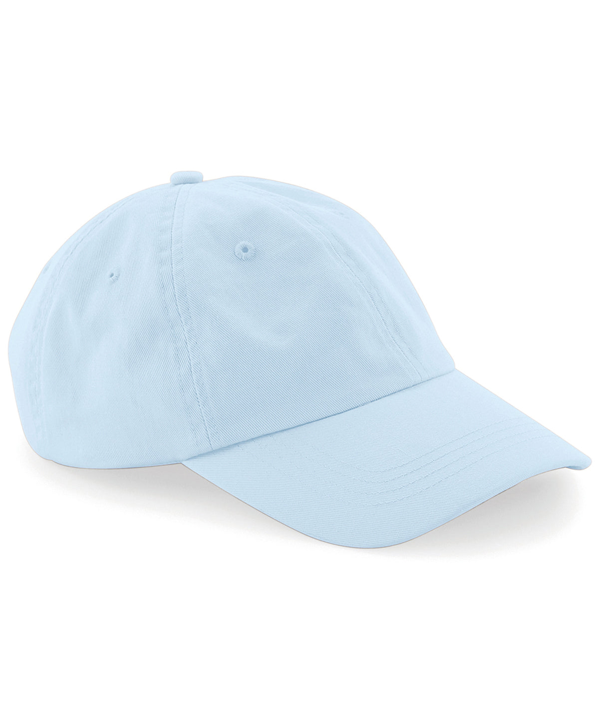 Low-profile 6-panel dad cap