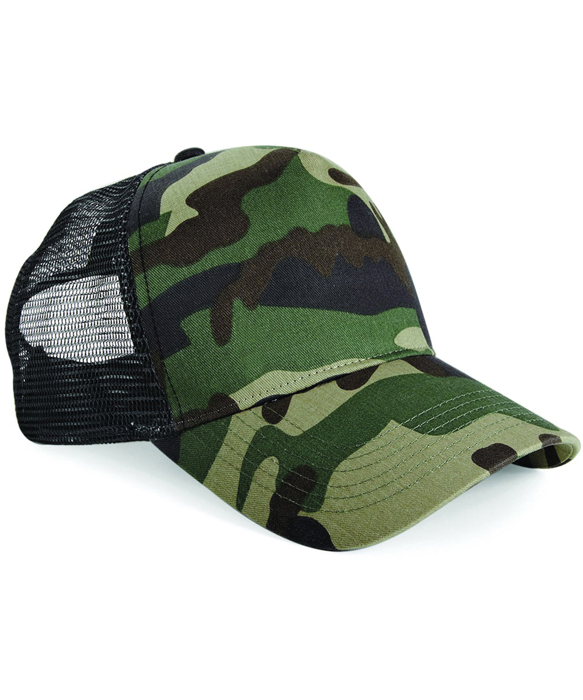 Camo snapback trucker