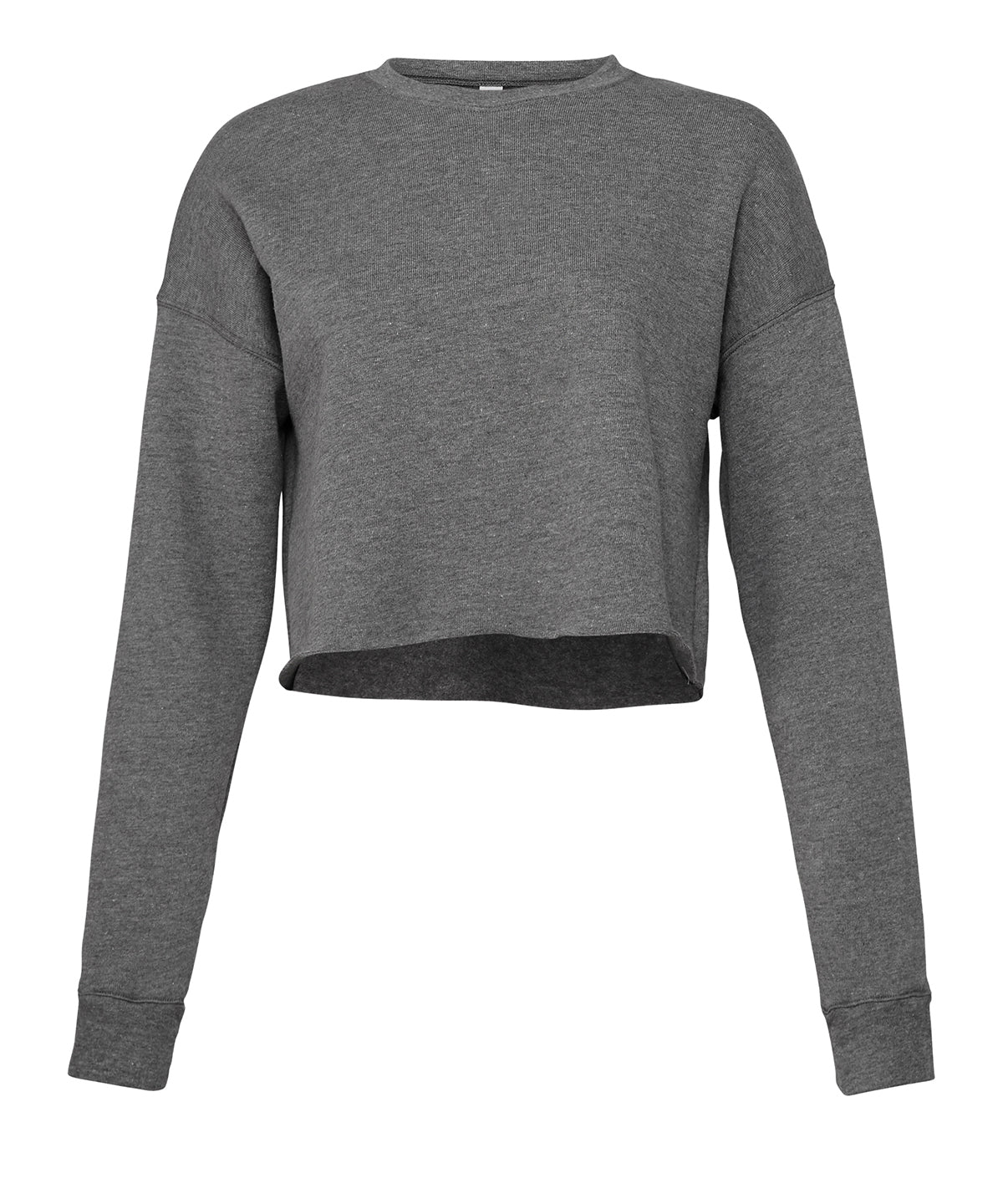 Women's cropped crew fleece