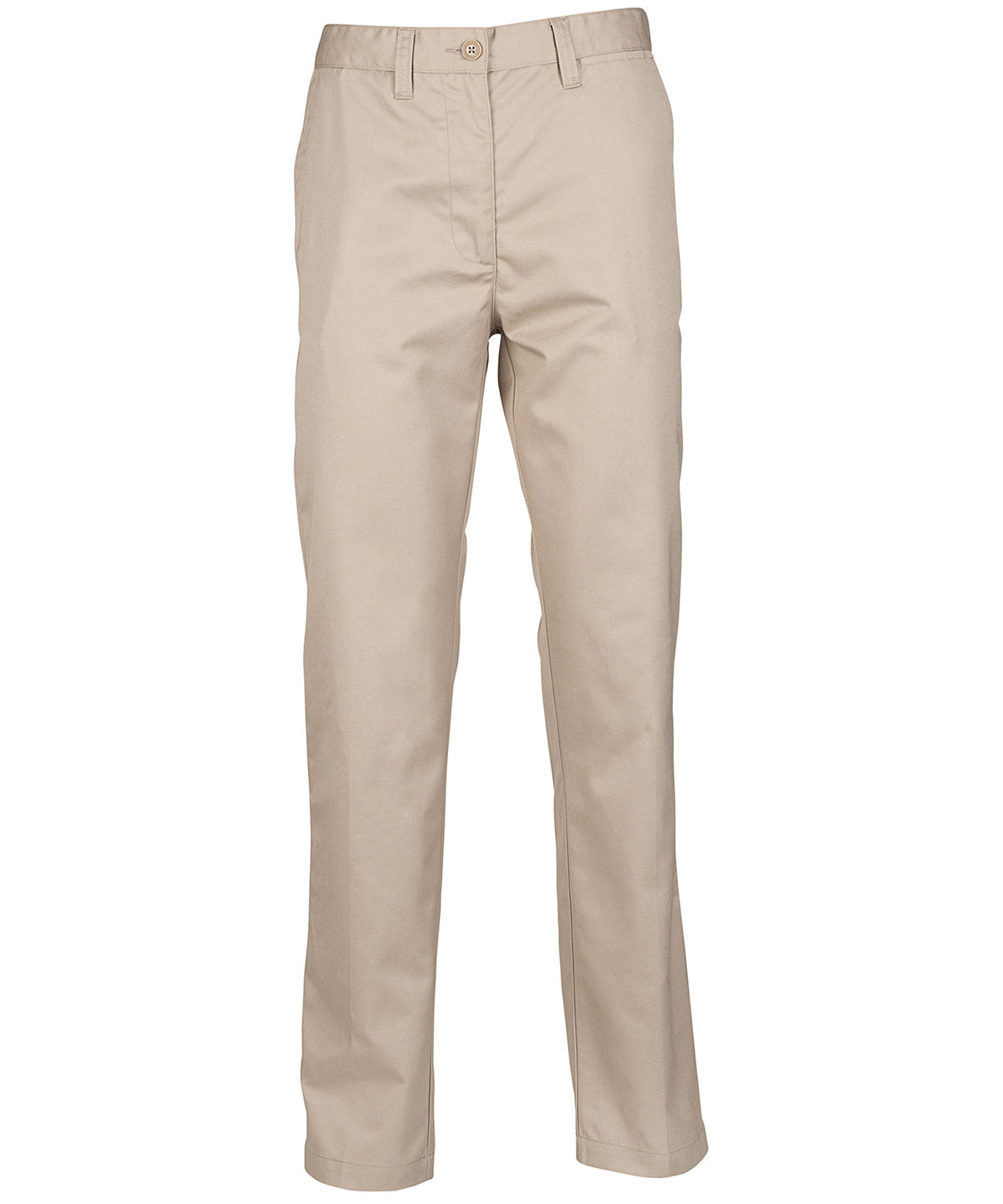 Women's 65/35 flat fronted chino trousers