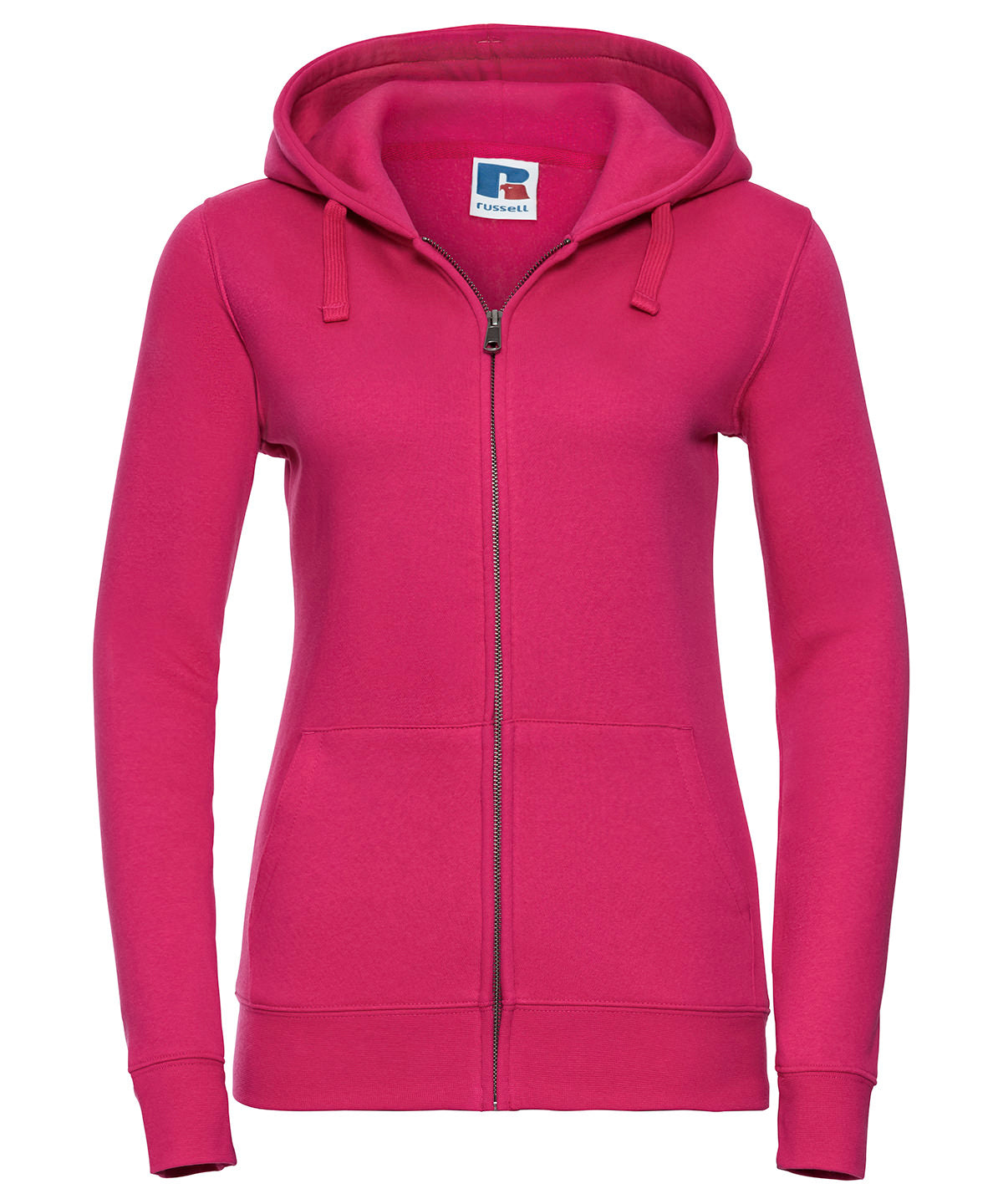 Women's authentic zipped hooded sweatshirt