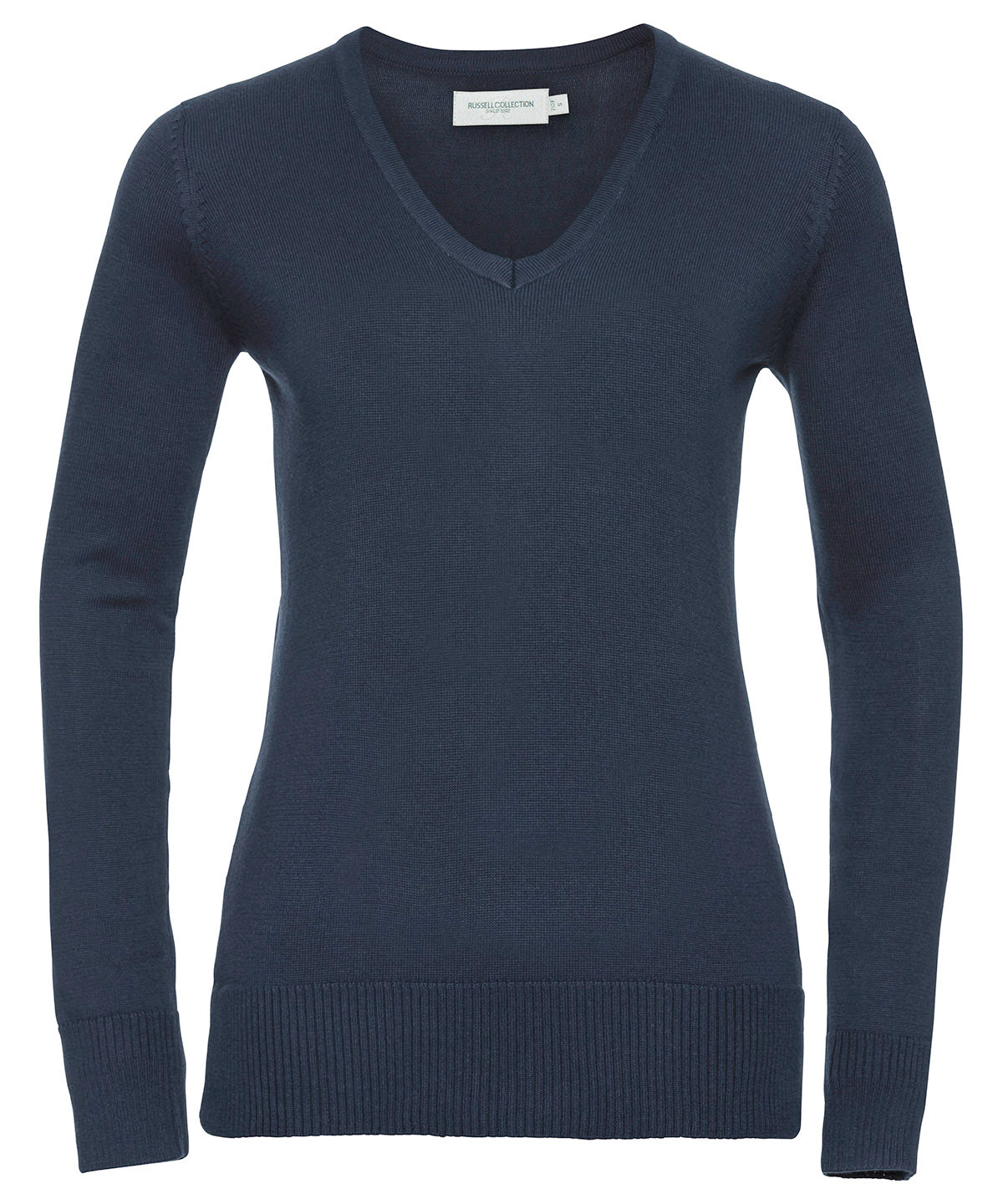 Women's v-neck knitted sweater