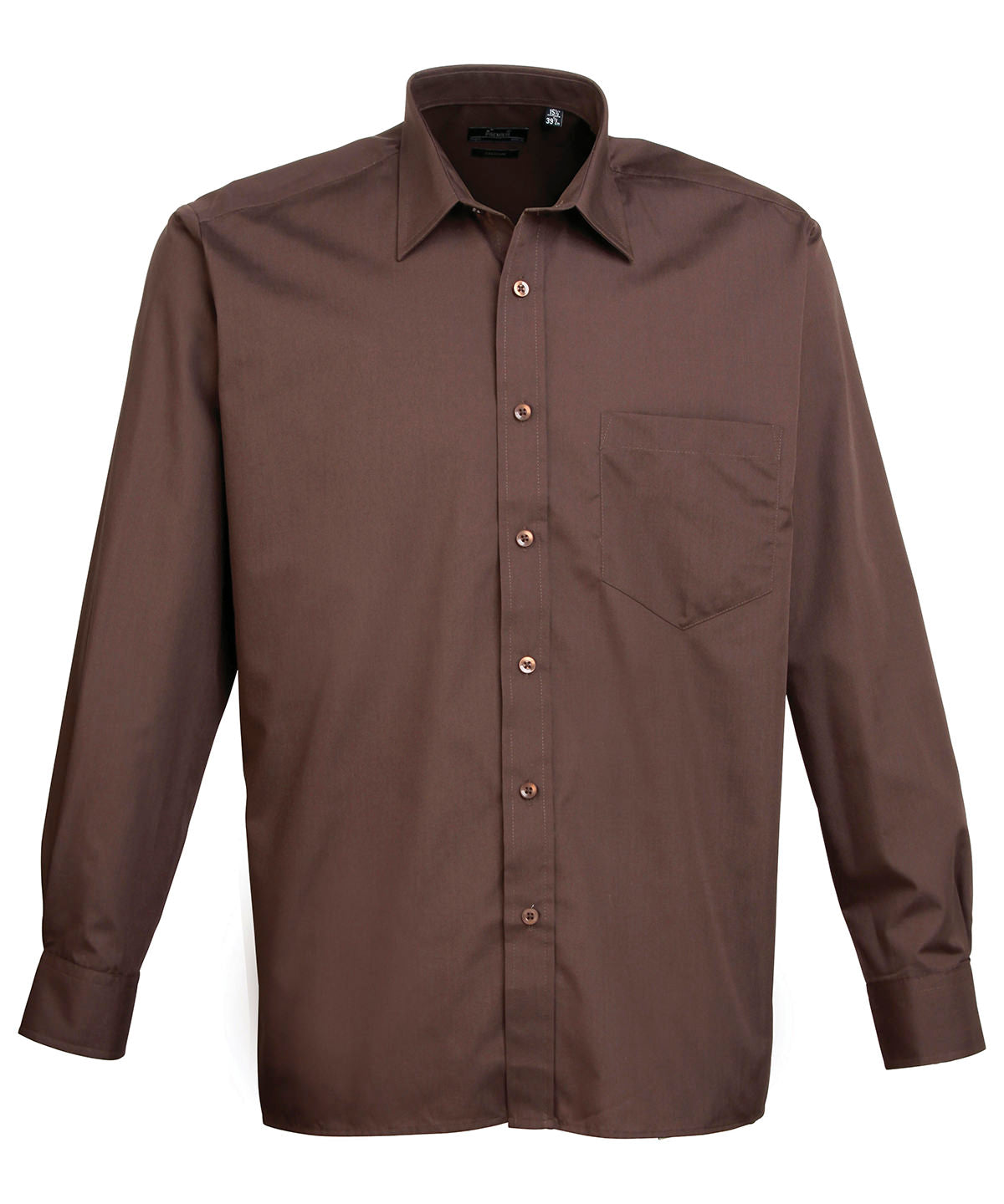 Long sleeve poplin shirt