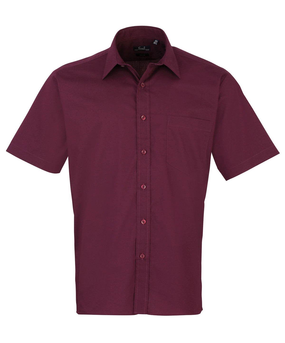 Short sleeve poplin shirt