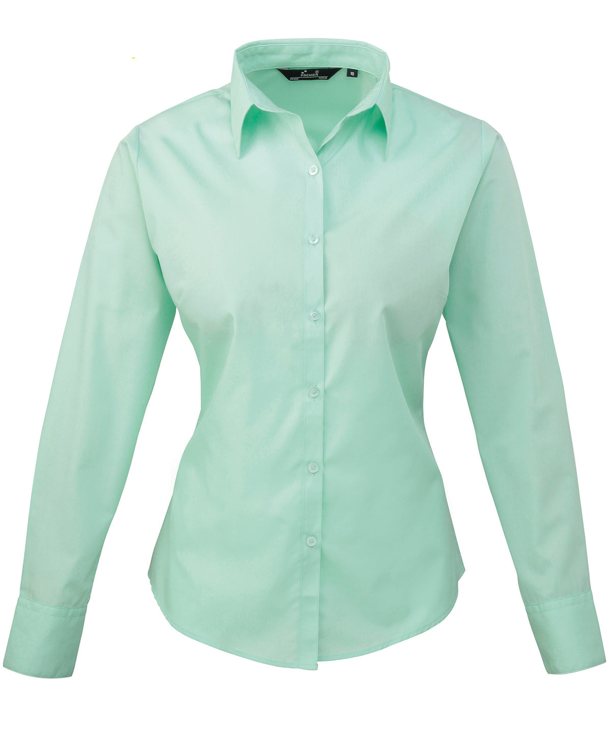 Women's poplin long sleeve blouse