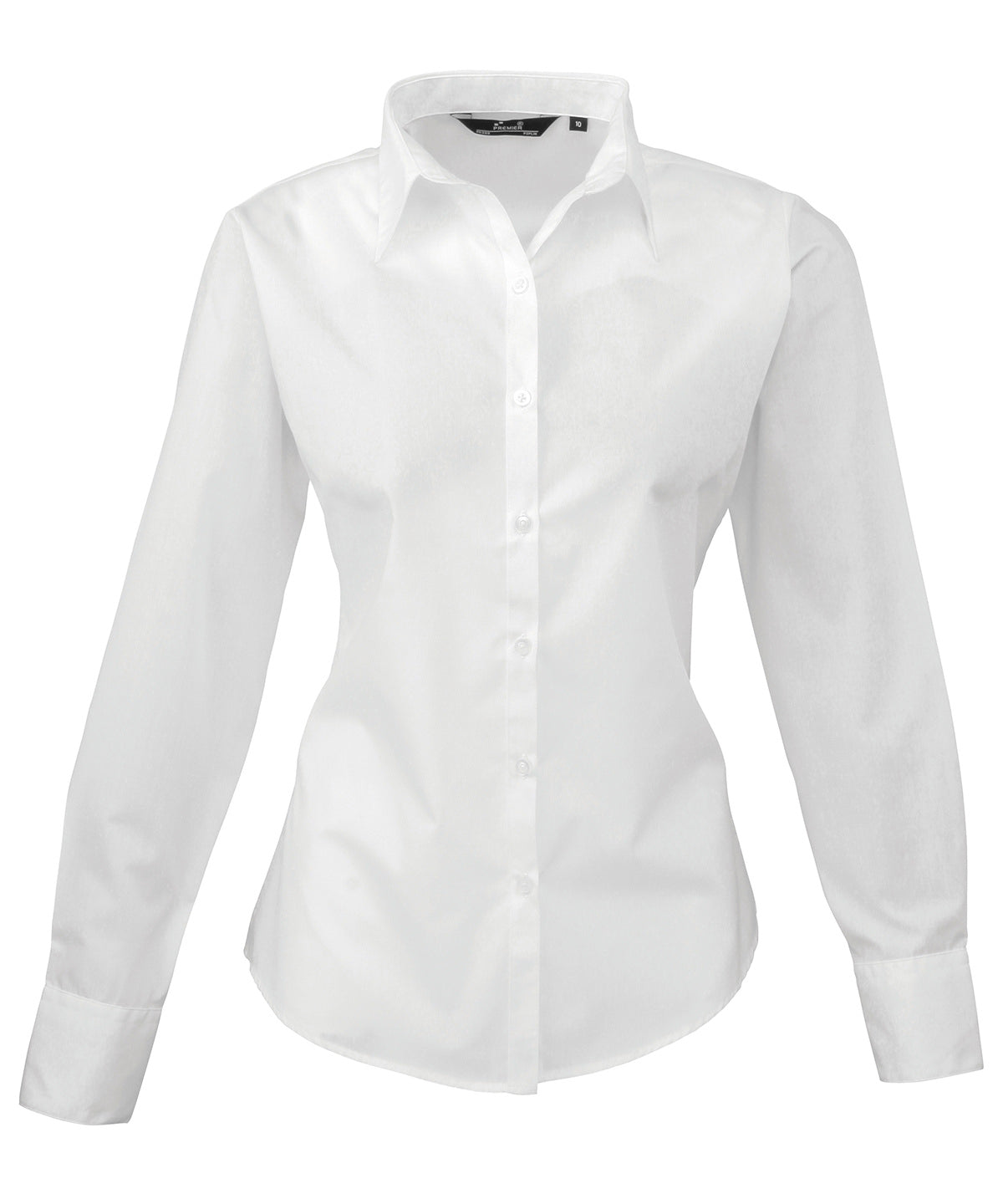 Women's poplin long sleeve blouse