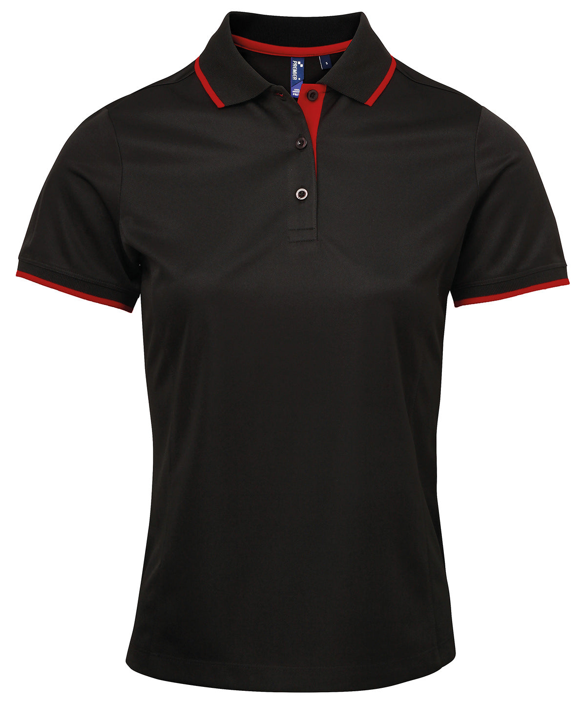 Women's contrast Coolchecker® polo