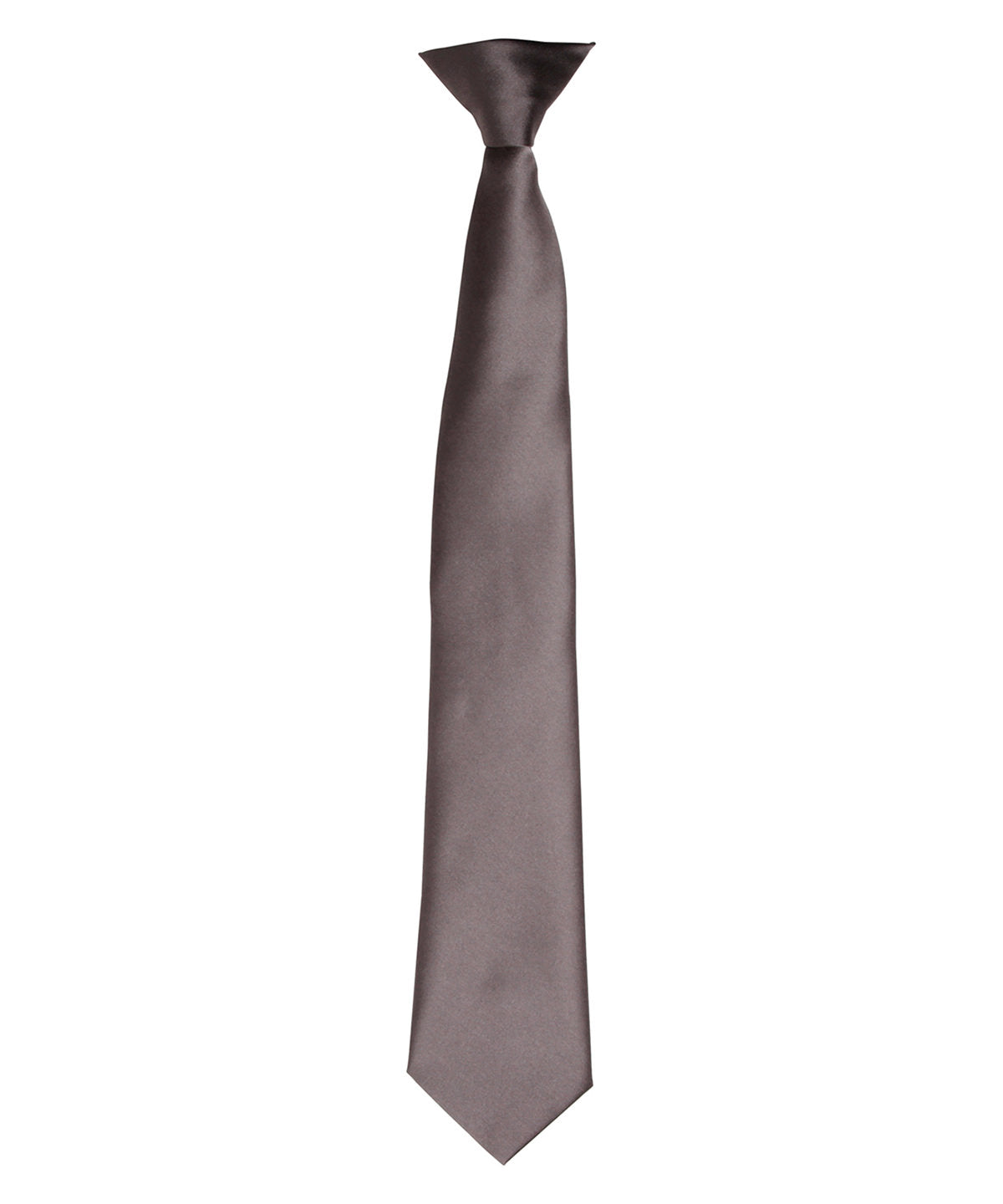 'Colours' satin clip tie