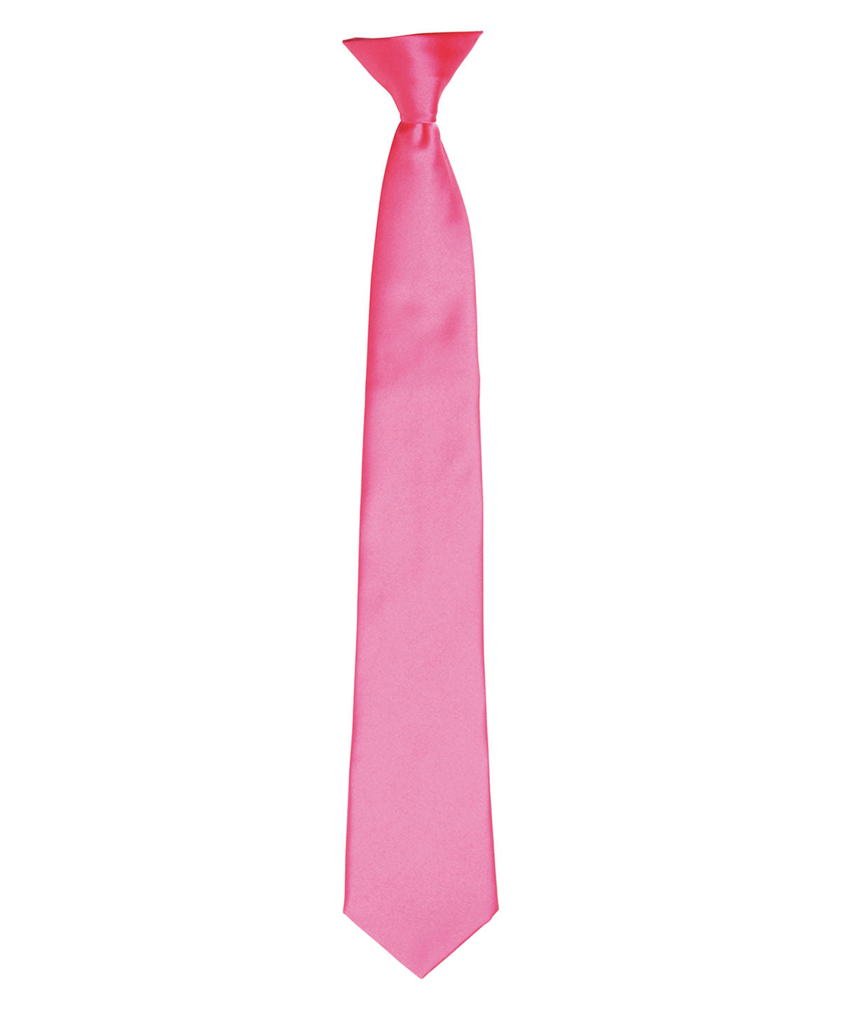 'Colours' satin clip tie