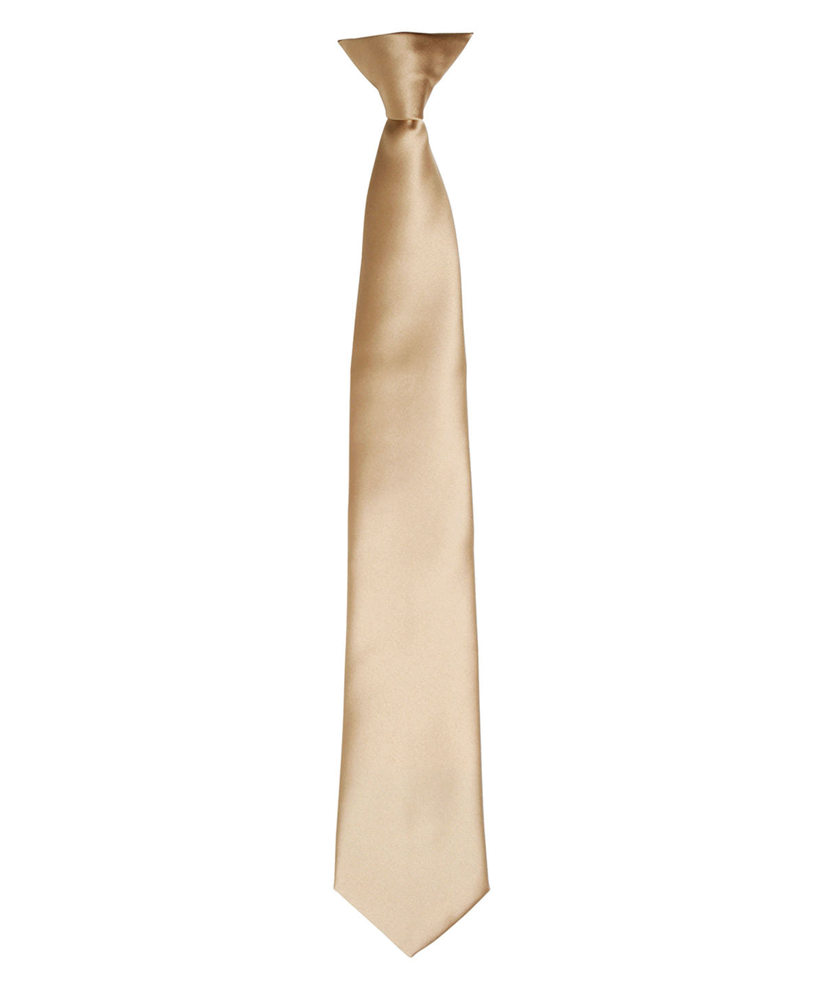 'Colours' satin clip tie