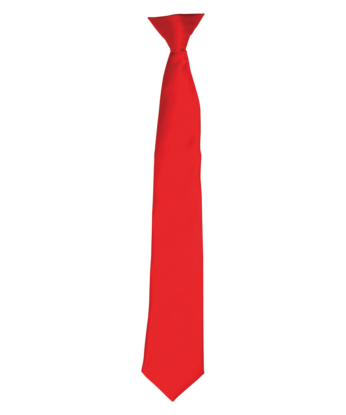 'Colours' satin clip tie