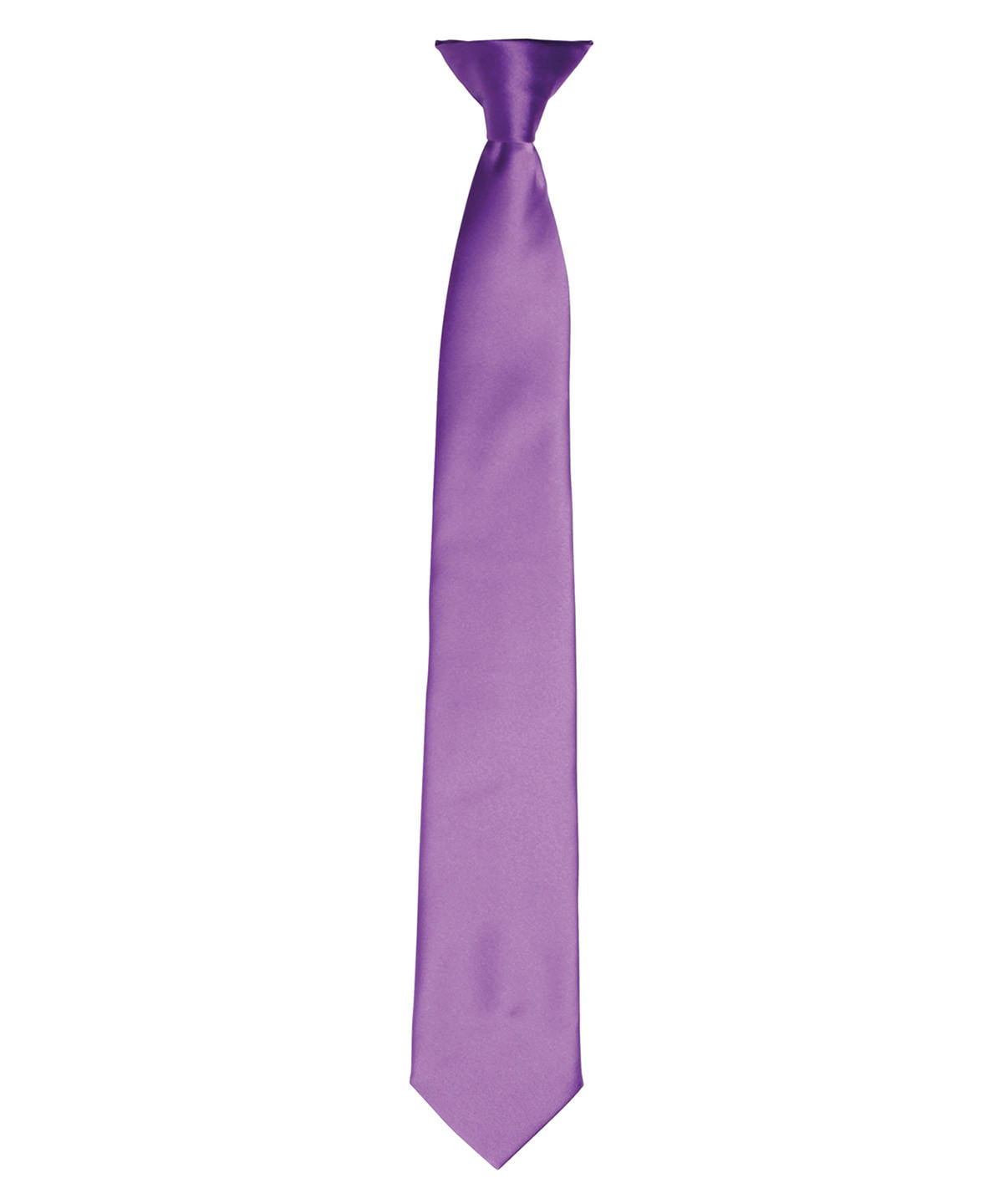 'Colours' satin clip tie