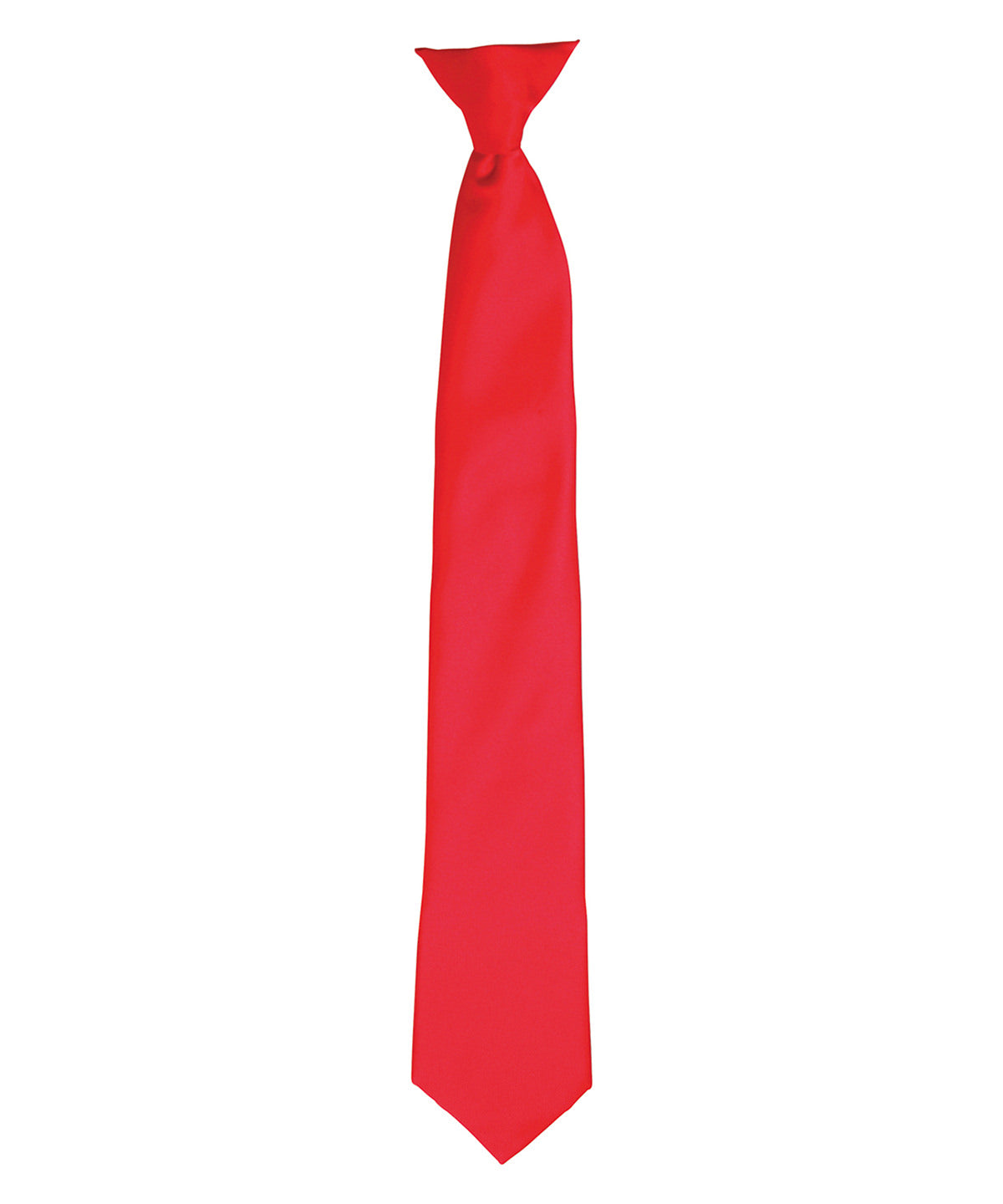 'Colours' satin clip tie