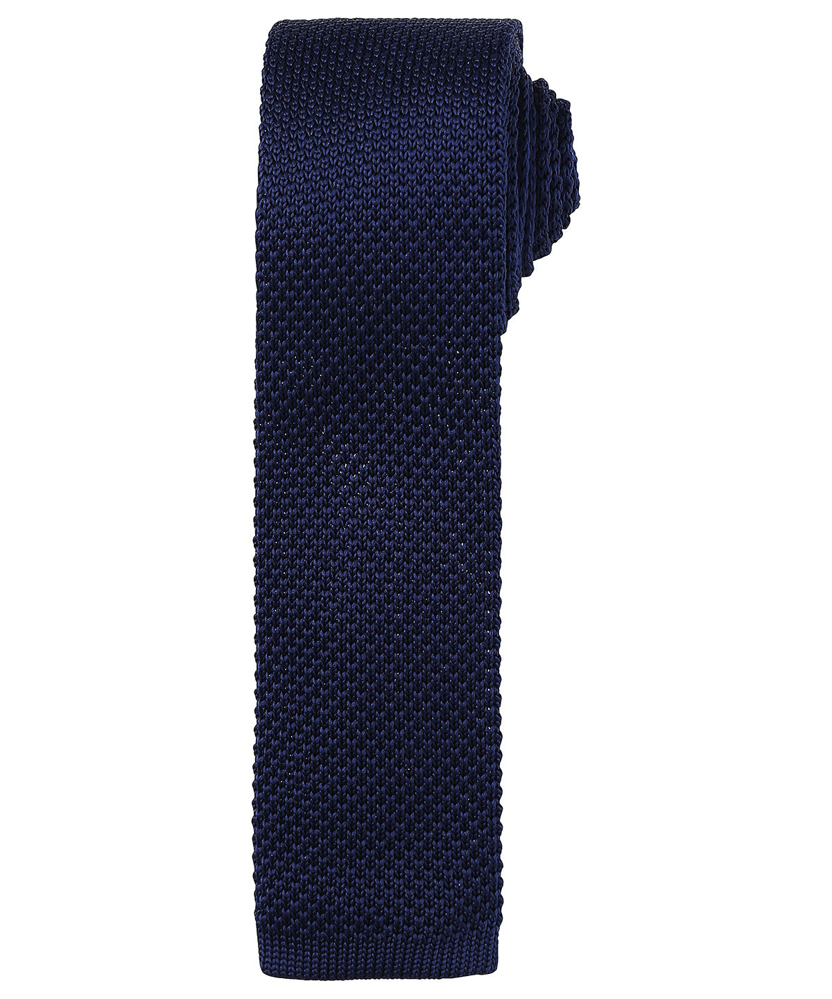 Slim knitted tie