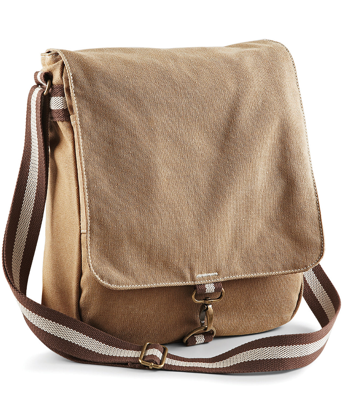 Vintage canvas messenger