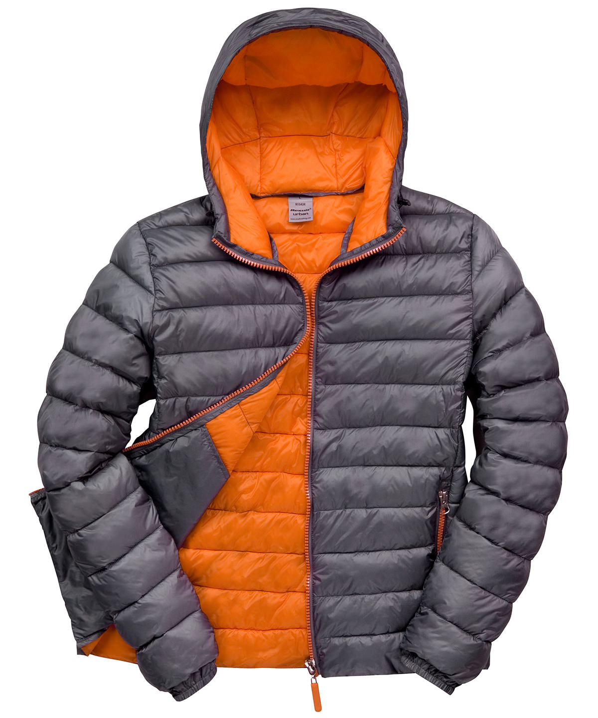 Urban snow bird hooded jacket