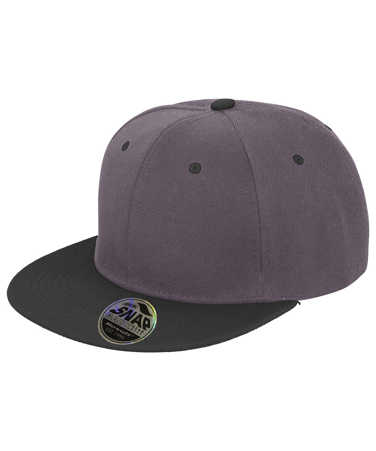 Bronx original flat peak snapback dual colour cap