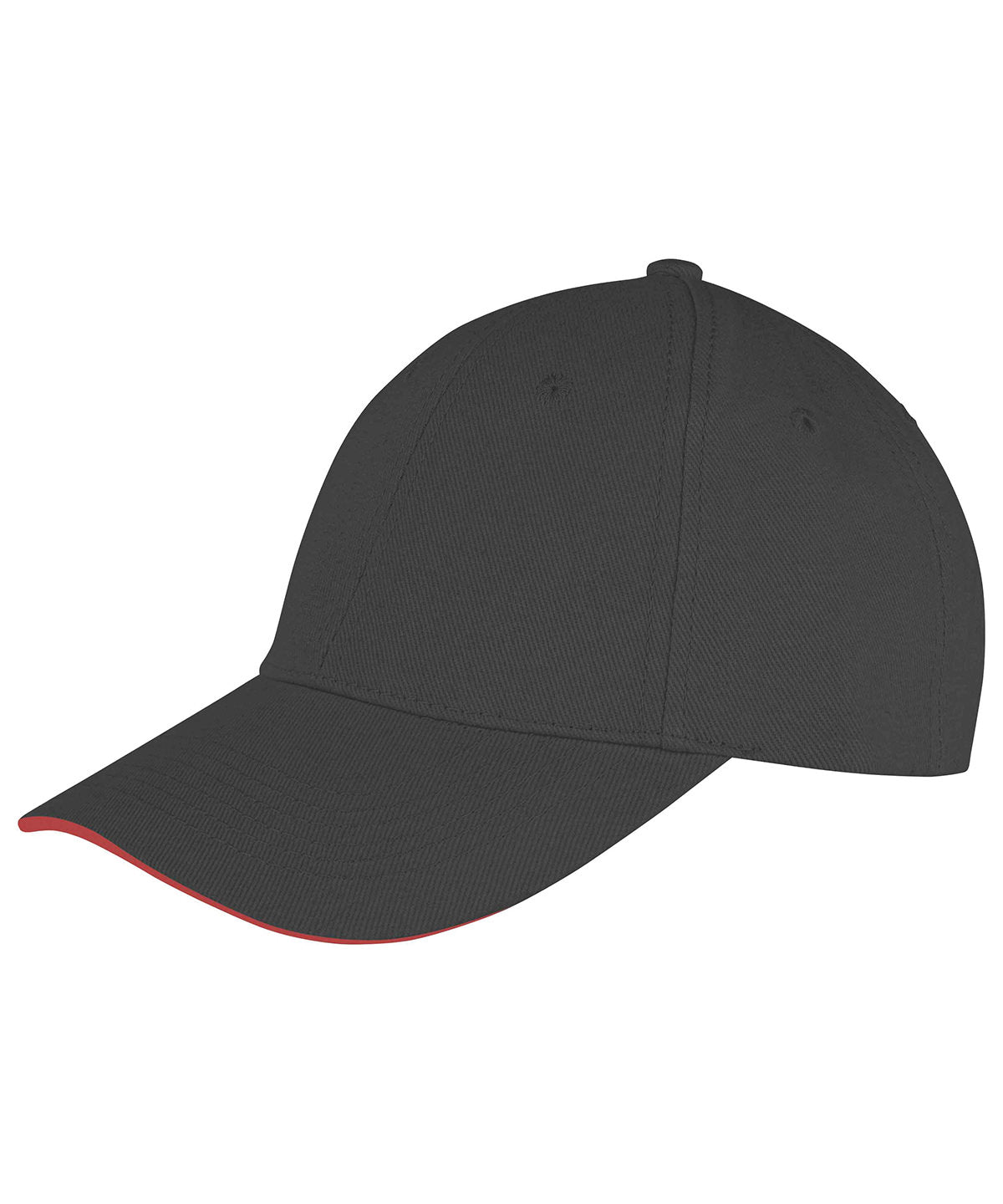 Memphis brushed cotton low-profile sandwich peak cap