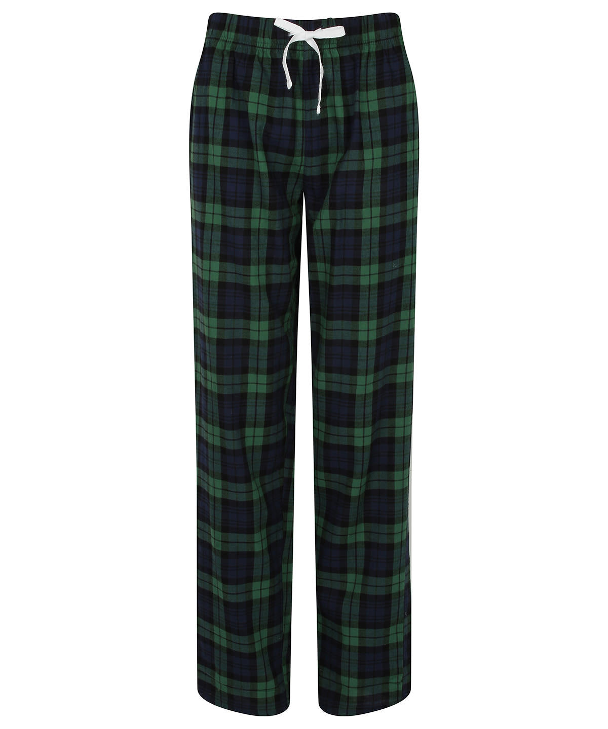 Navy/Green Check