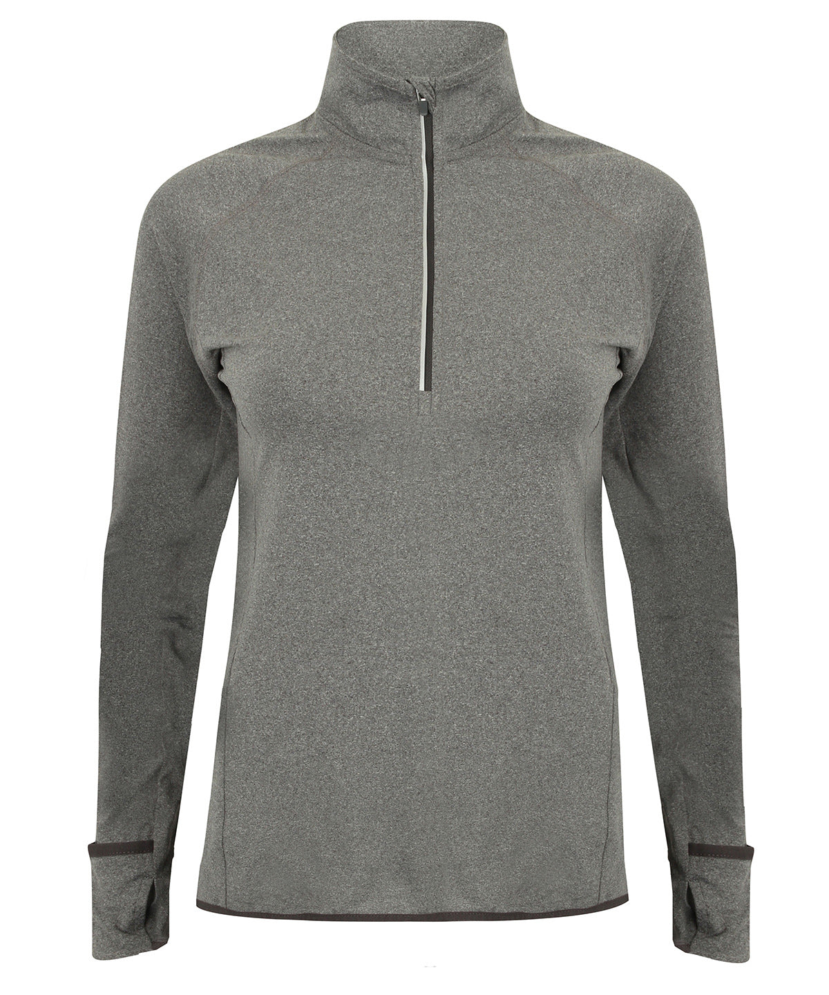 Women's long-sleeved ¼ zip top