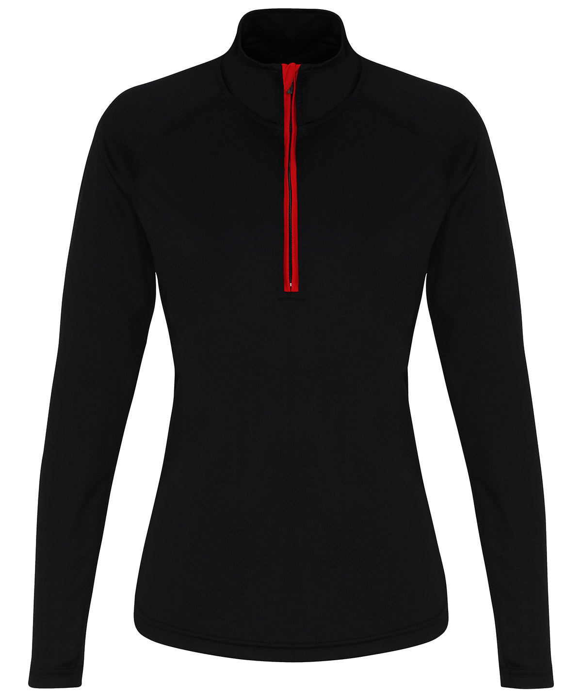 Women's TriDri® long sleeve performance ¼ zip