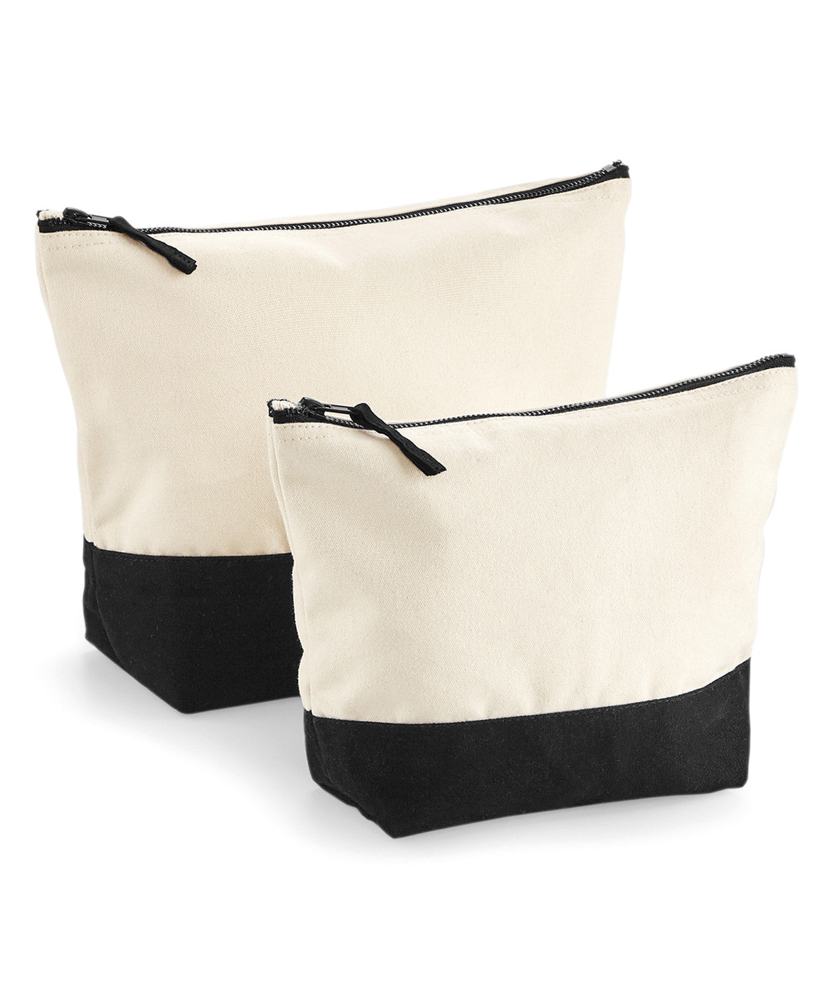 Dipped base canvas accessory bag