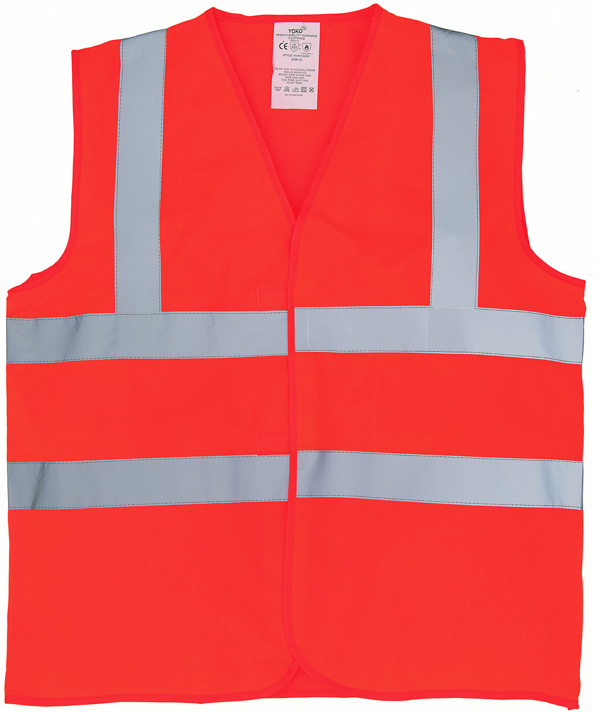 Flame-retardant hi-vis sleeveless waistcoat (HVW100FR)