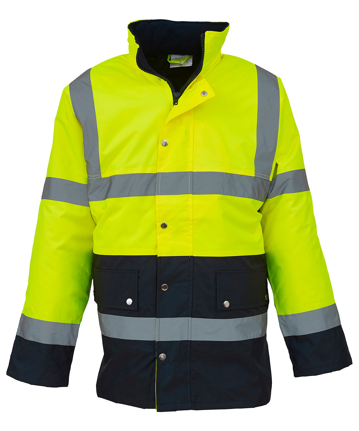 Hi-vis two-tone motorway jacket (HVP302)