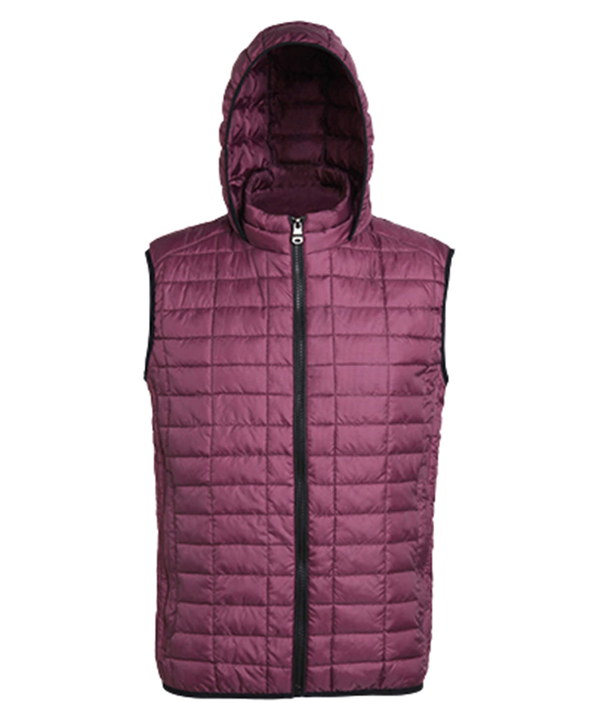 Honeycomb hooded gilet