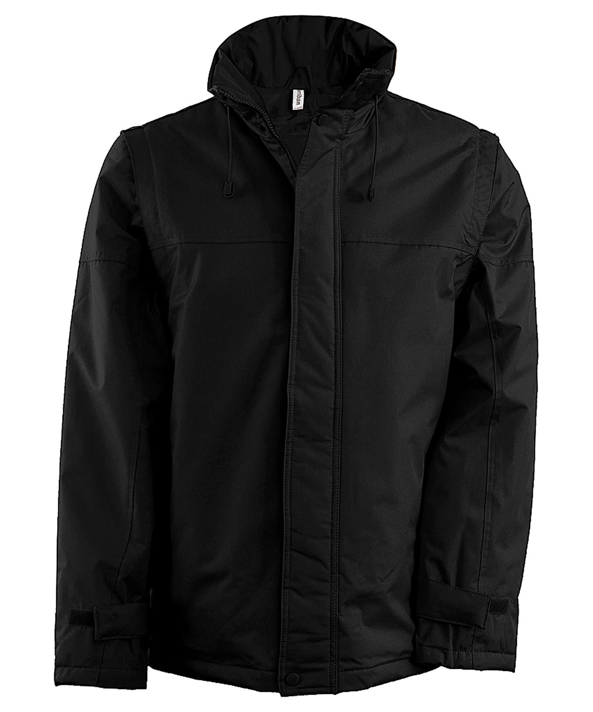 Detachable-sleeved blouson jacket