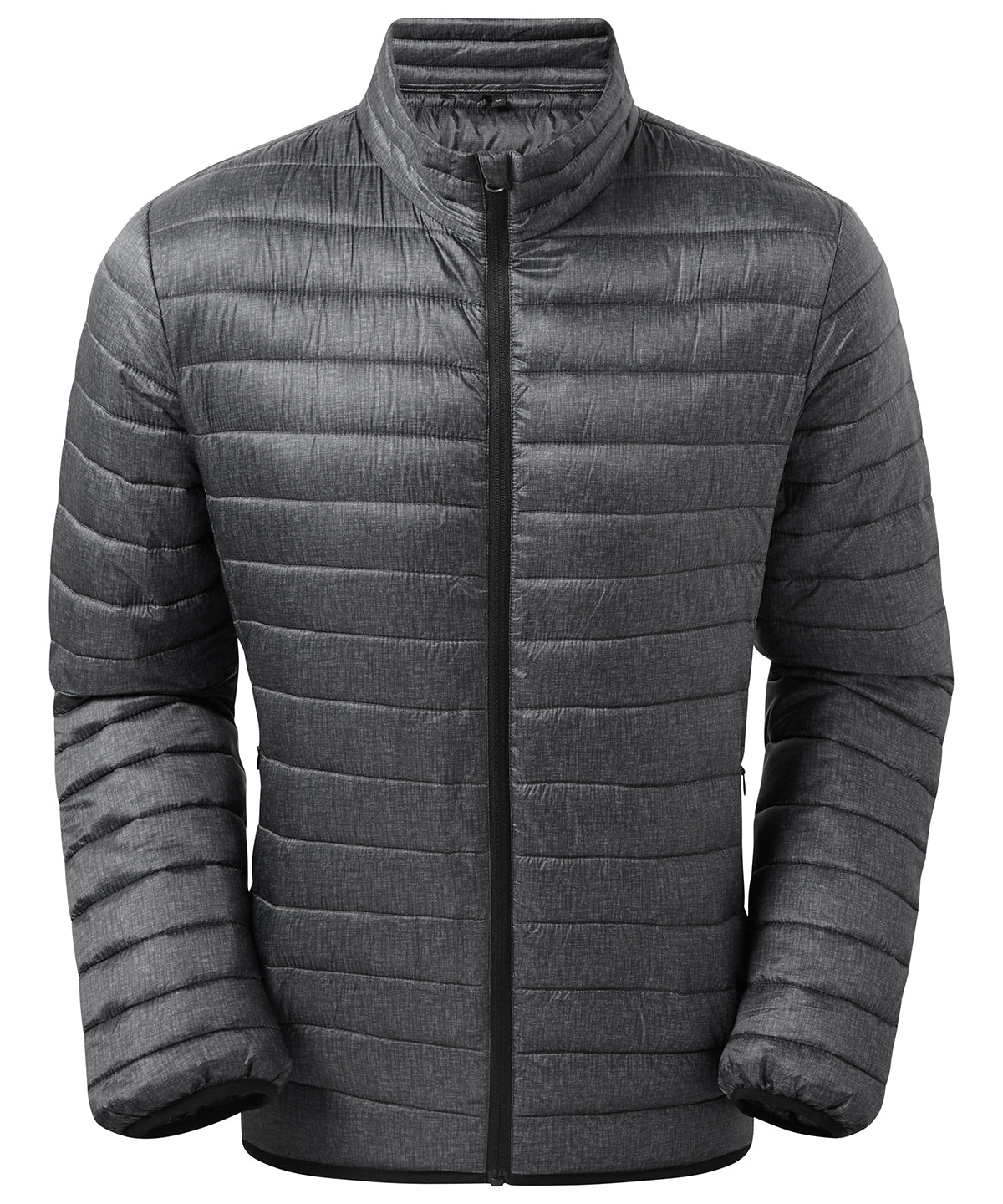 Melange padded jacket