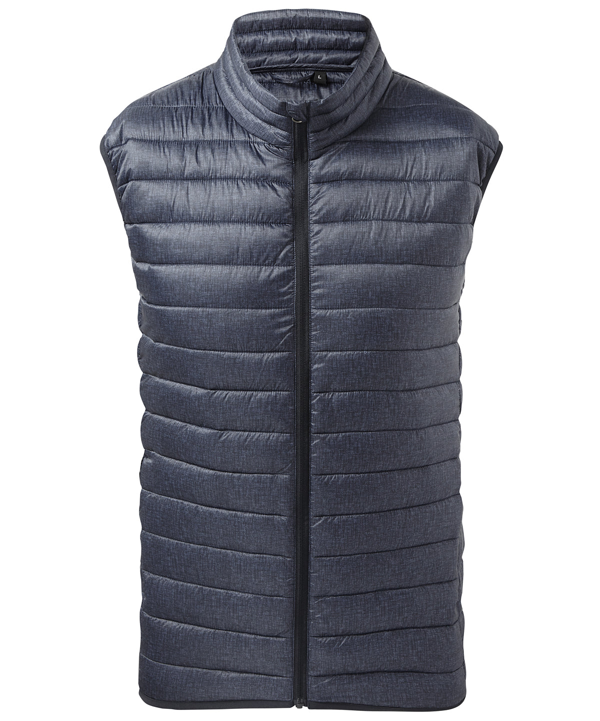 Melange padded gilet