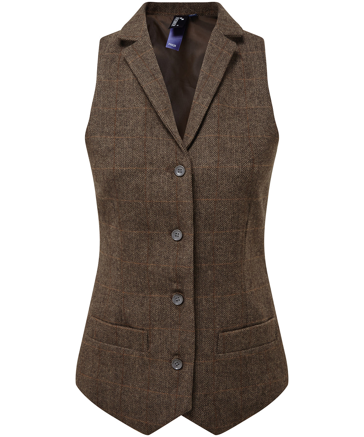 Women's herringbone waistcoat