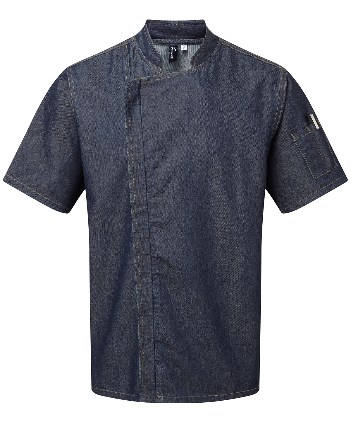 Chef's zip-close short sleeve jacket