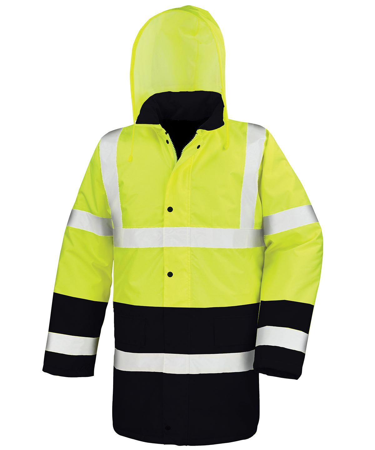 Motorway two-tone safety coat