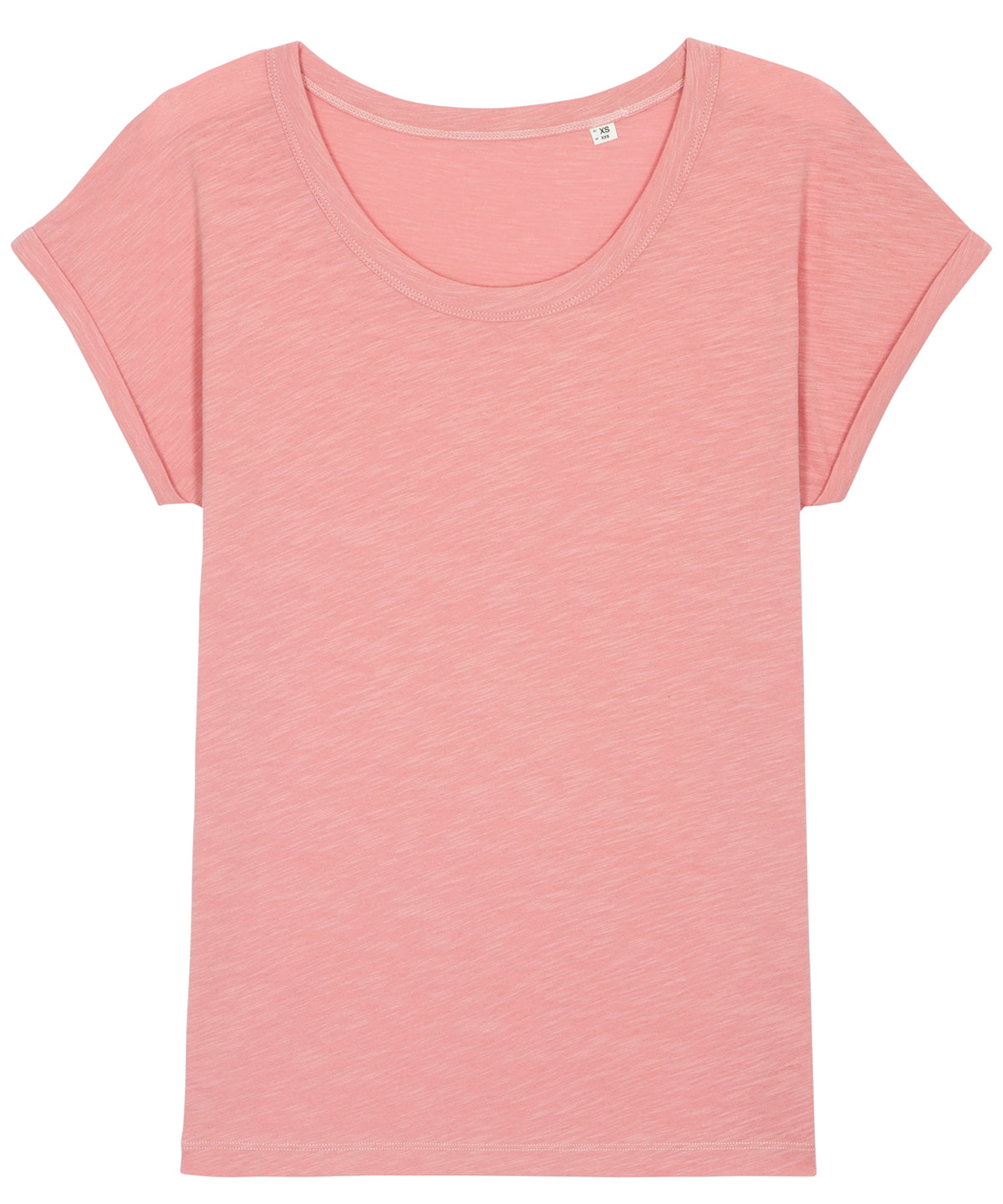 Women's Stella Rounders slub rolled sleeve slub t-shirt (STTW112)