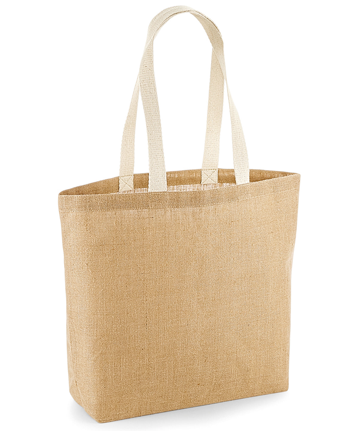 Unlaminated jute shopper