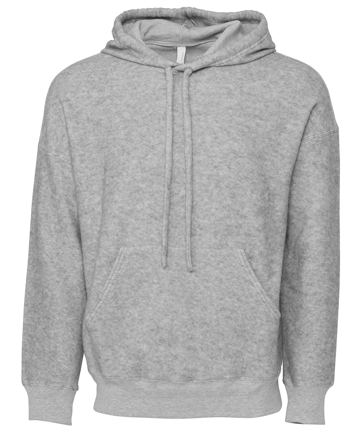 Unisex sueded fleece pullover hoodie