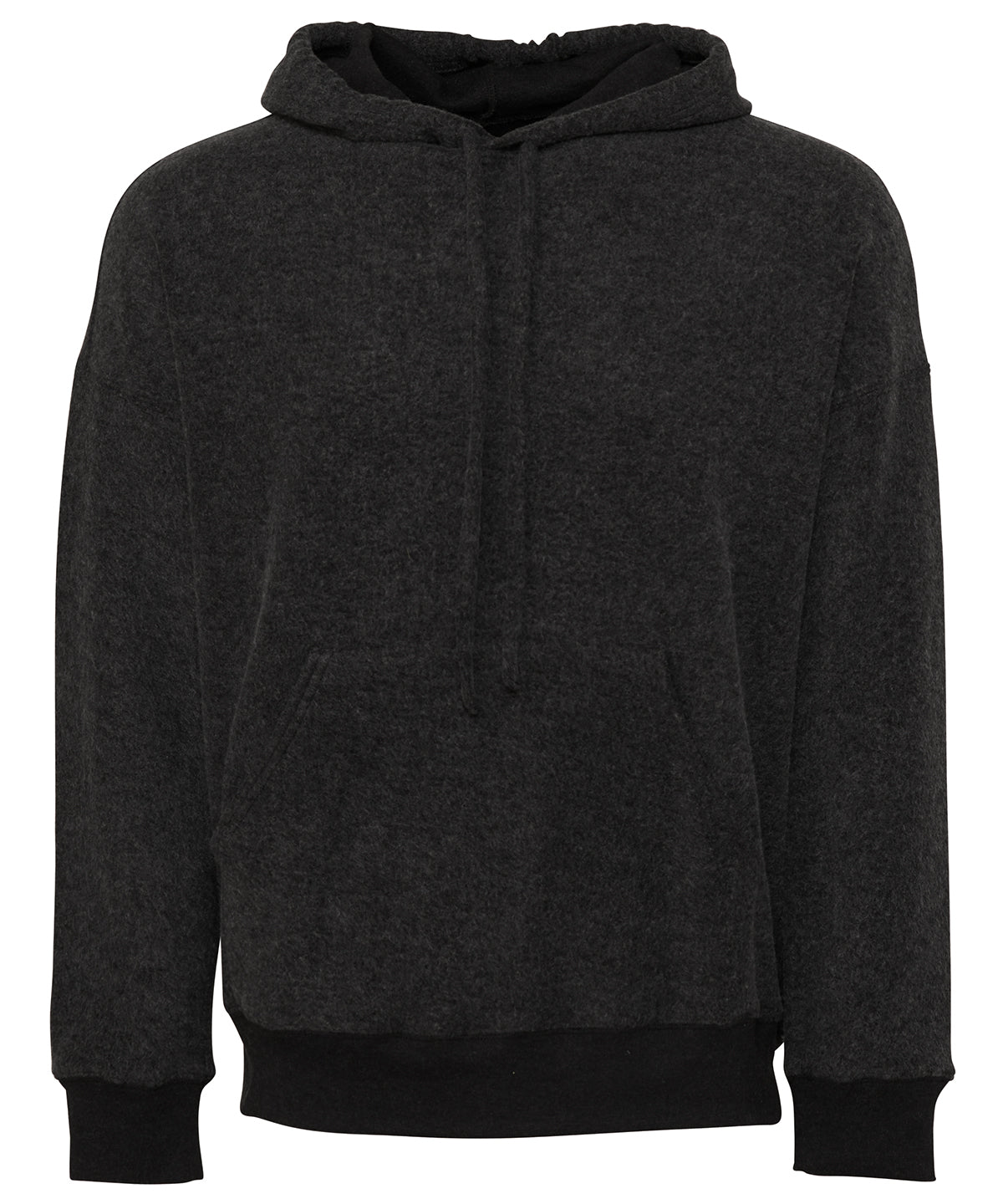 Unisex sueded fleece pullover hoodie