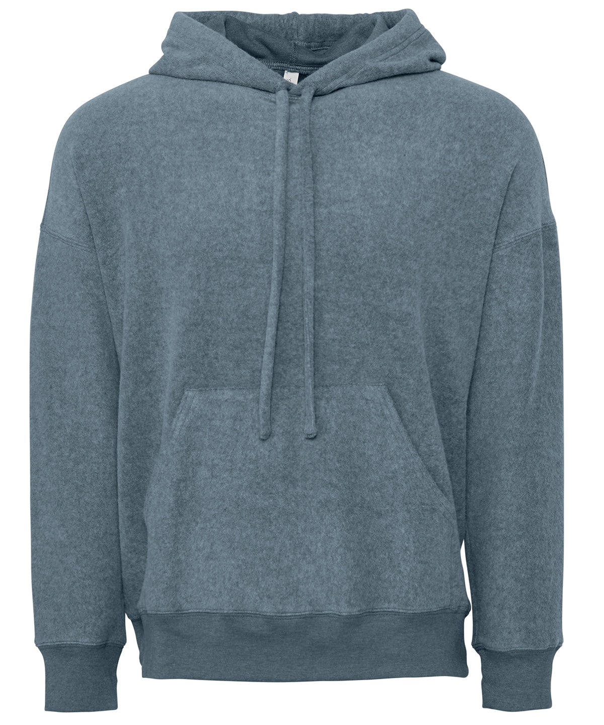 Unisex sueded fleece pullover hoodie