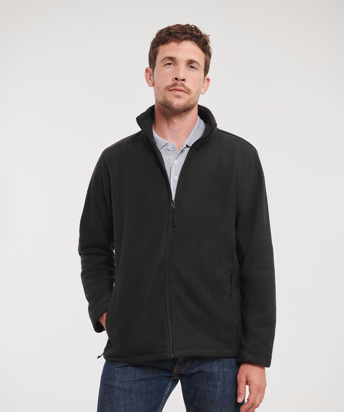 Full-zip outdoor fleece