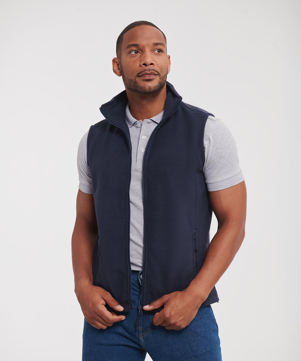 Outdoor fleece gilet