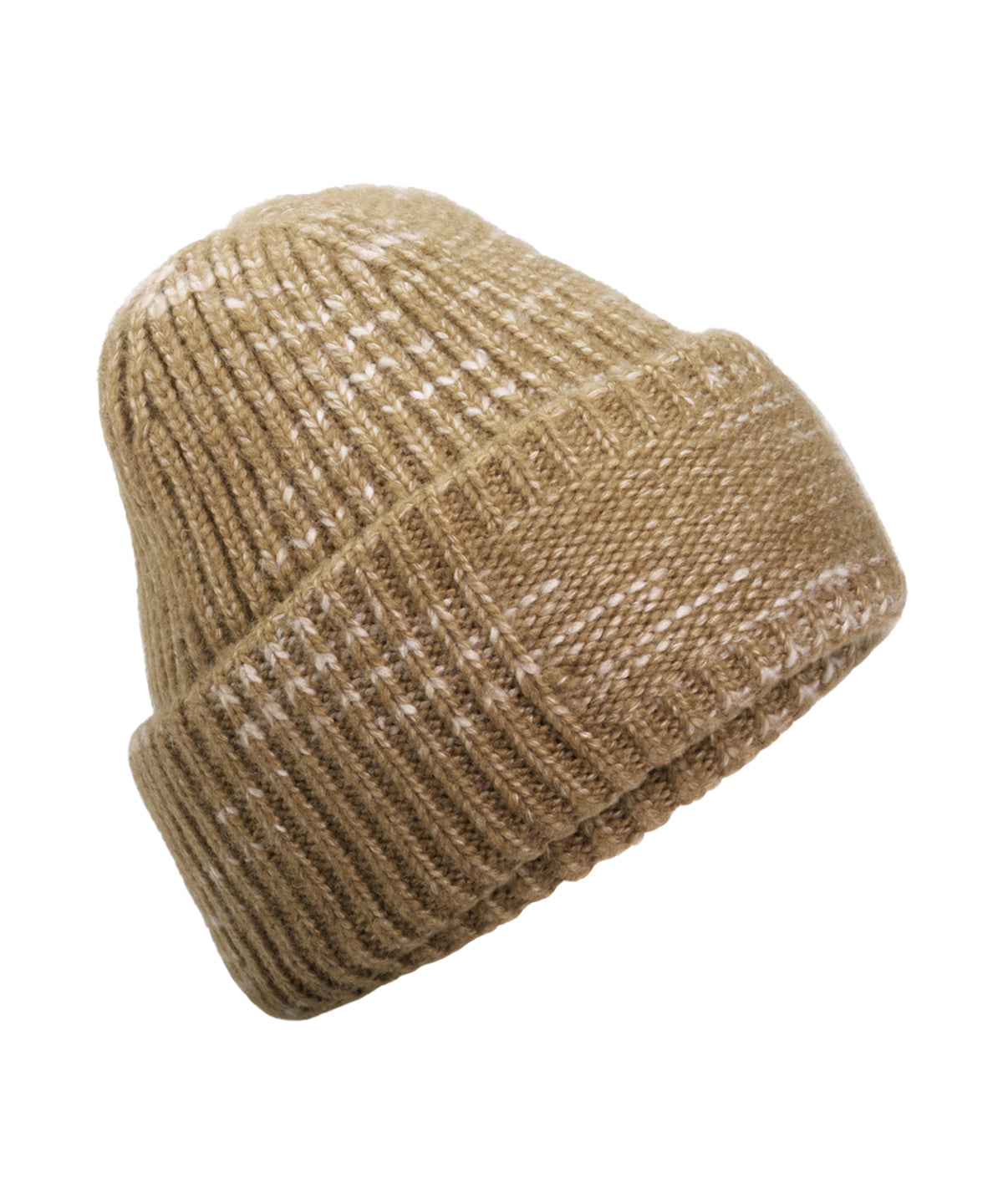 Chunky knit reverse patch beanie