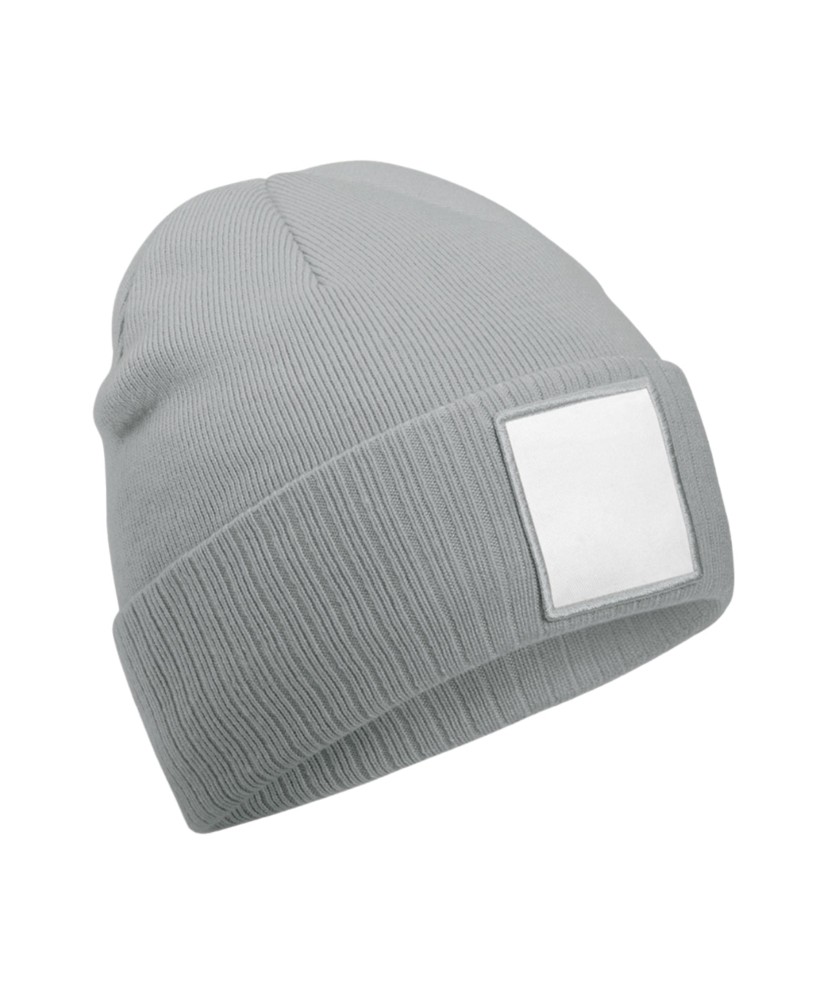 Appliqué patch beanie