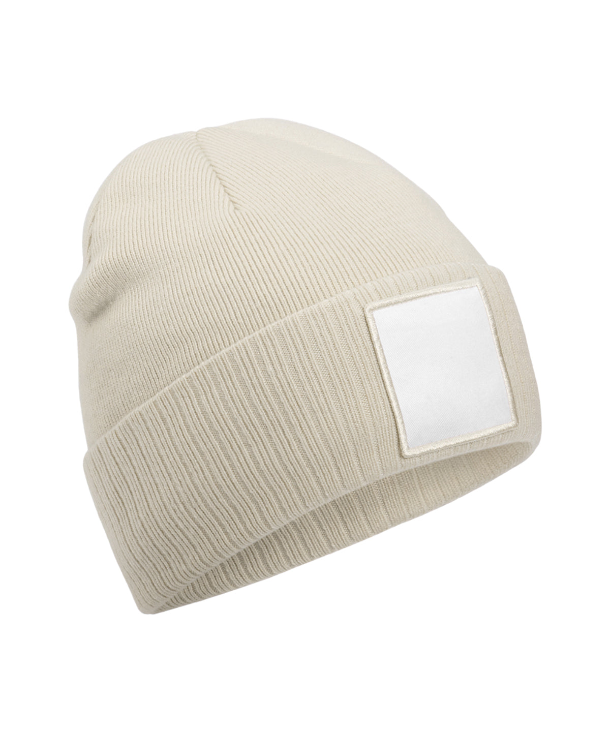 Appliqué patch beanie